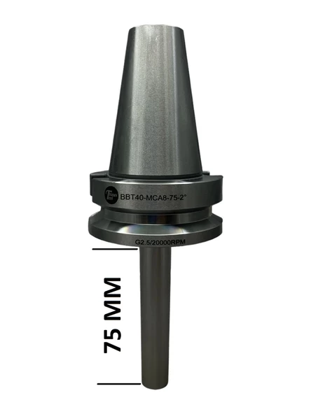 BBT40 MCA8 - 75 BOY VİDALI TUTUCU M8X75 BOY VİDALI TUTUCU 20.000 devir balans alınmıştır ürün görseli 1