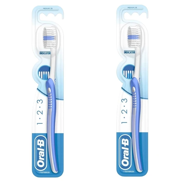 Oral-B Indicator 35 Medium Diş Fırçası 2 Adet ürün görseli 1