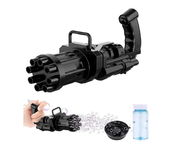 Bubble Machine Pilli Köpük Tabancası - Resim 3