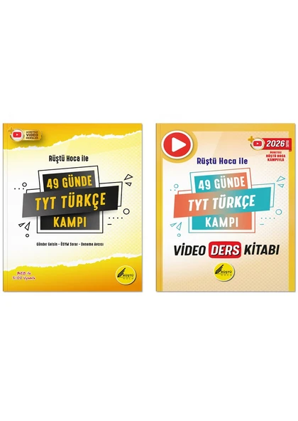 49 Günde TYT Türkçe Video Kamp Kitabı ve  Ders Notları - Rehber Matematik ürün görseli 1