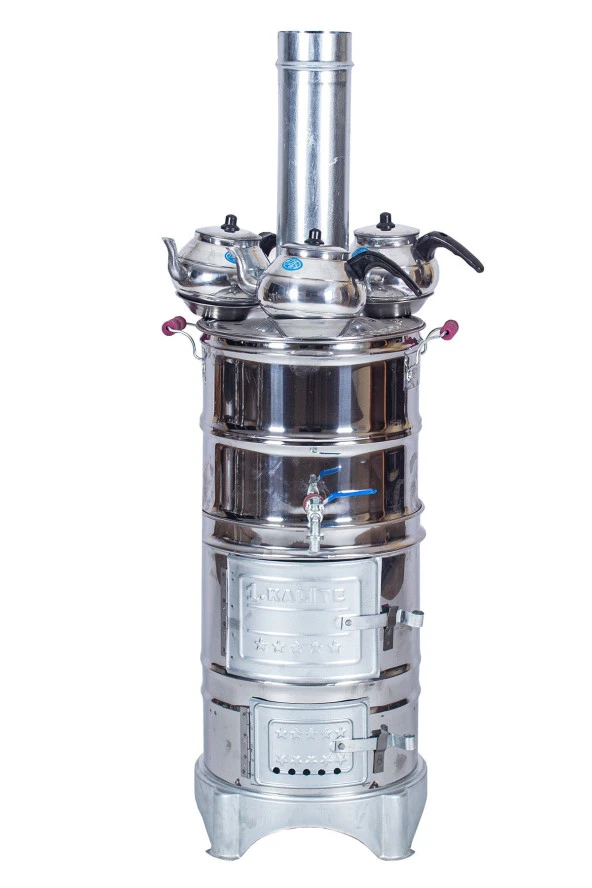 Battal Boy 30 Litre 3 Demlikli Semaver mth-531 ürün görseli 1