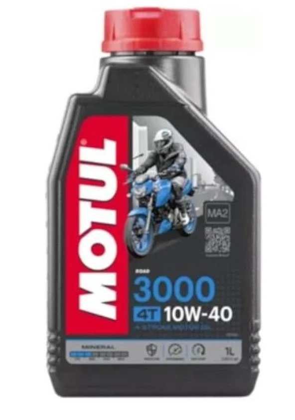 Motul 3000 10W-40 4t 1 L Motosiklet Motor Yağı 6 ADET ürün görseli 1