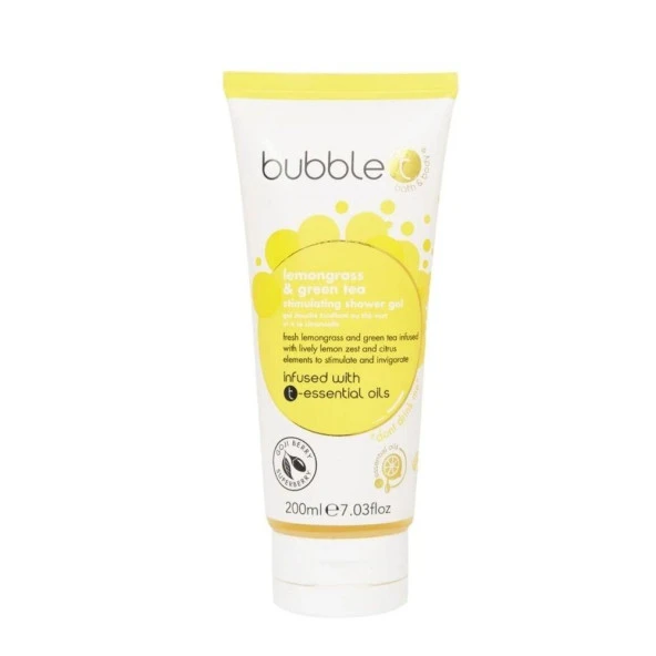 Bubble T Lemongrass & Green Tea Shower Gel 200 ml Duş Jeli ürün görseli 1