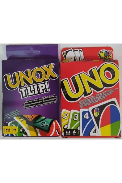 Uno Ve Unox Tlip Kart Set ürün görseli 1