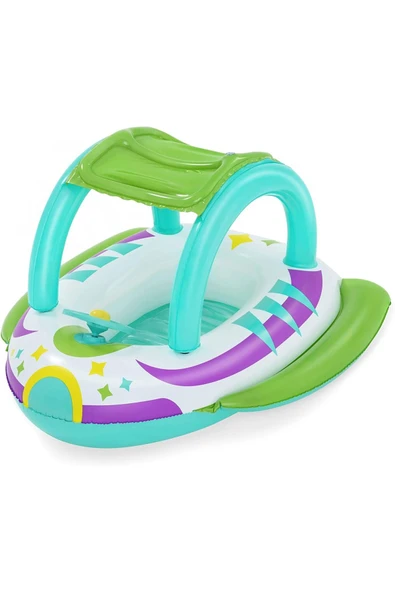 Bestway Gölgelikli Bebek Bot 42" x 44"/1.07m x 1.12m Bebek Teknesi ürün görseli 1