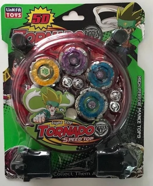 Beyblade Metal Fushion Tornado Clash 5d Arenalı 4 'lü  Oyuncak Seti ürün görseli 1