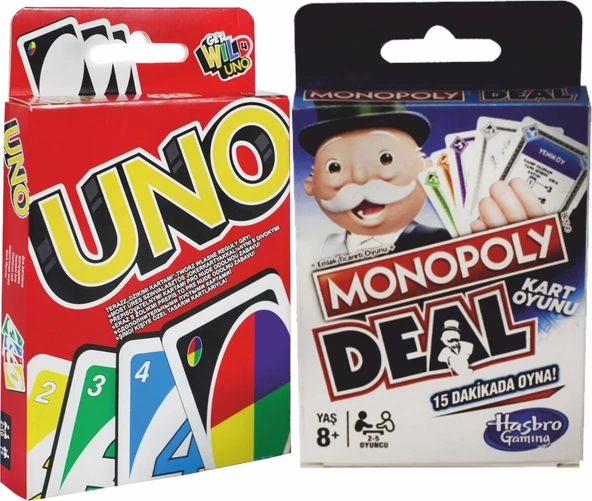 Uno Klasik ve Monopoly 2'si Bir Arada ürün görseli 1
