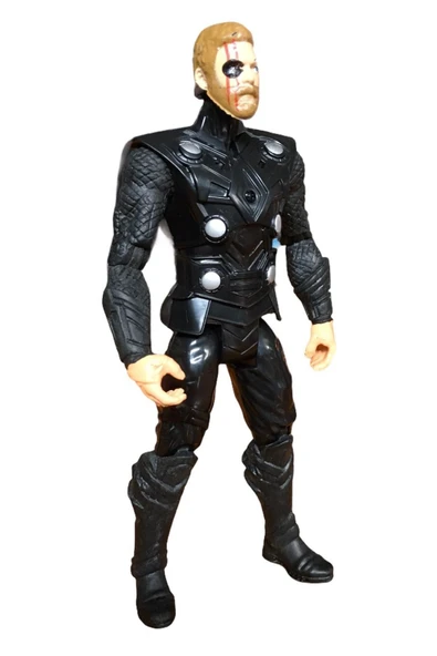 BamBamToys Avengers Endgame Oyuncak Işıklı THOR baltalı Figür Eklemleri Hareketli ürün görseli 1