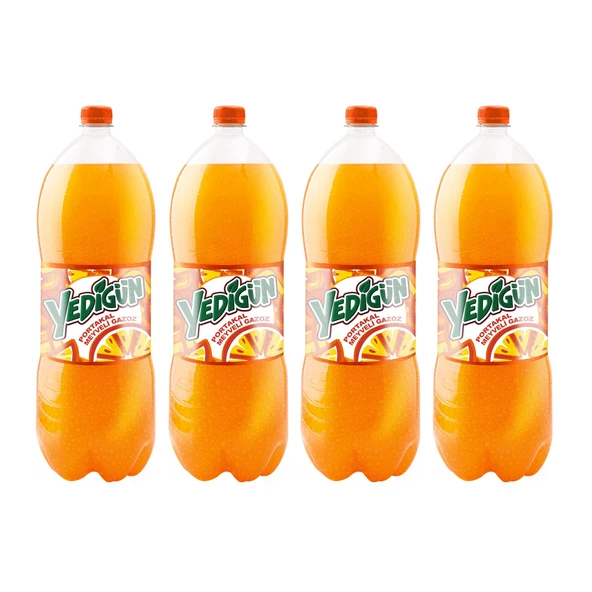 Yedigün Portakal Meyveli Gazoz 2,5 Lt X 4 Adet ürün görseli 1