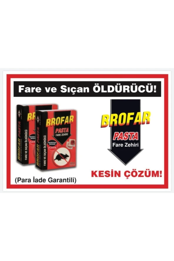Brofar Tane Buğday Fare Zehiri 200 gr - Resim 5