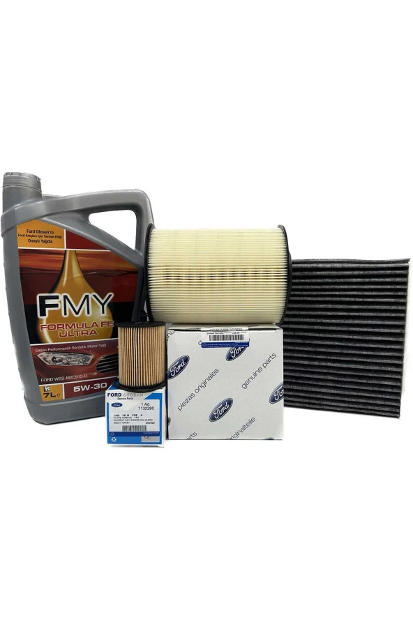 Ford Connect 1.5 TDCi Dizel Filtre Bakım Seti Hava+Yağ+K.Polen+Motor Yağı ürün görseli 1