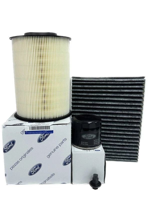 Ford Kuga 1.5 Ecoboost Benzinli Filtre Bakım Seti 2013-2018 Hava+Yağ+Karbonlu Polen Filtresi ürün görseli 1