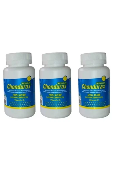Chondurax Glucosamine Chondroitin MSM 90 Tablet 3'lü ürün görseli 1