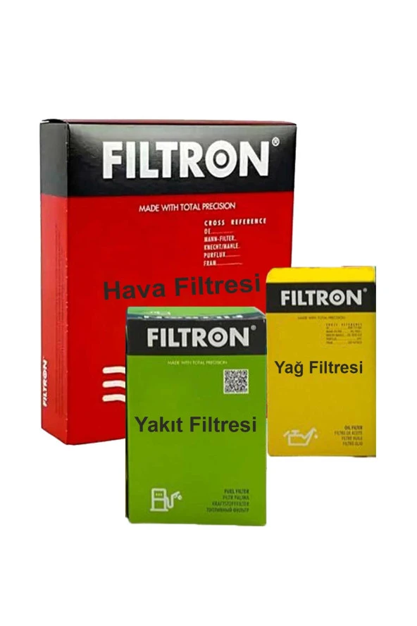 Ford Ranger 3.0 TDCI Mann Filtron Filtre Bakım Seti 2007-2011 Hava+Yağ+Yakıt Filtresi ürün görseli 1