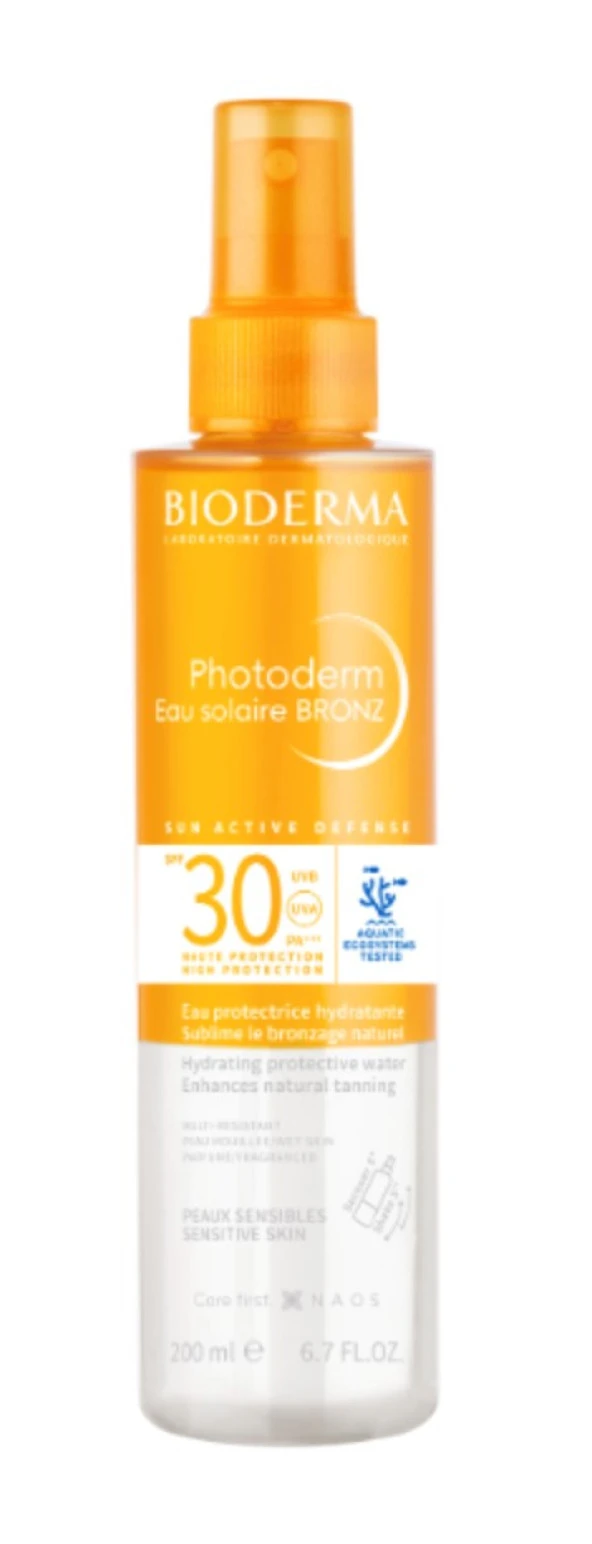 Bioderma Photoderm Bronz Sun Protective Water SPF30 200 ml ürün görseli 1