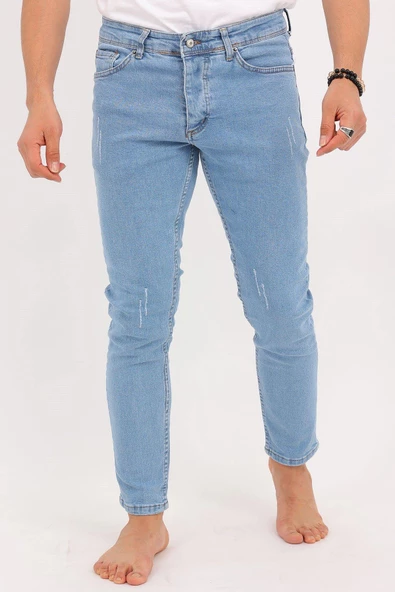 Enerjin Denim Slim Fit Buz Mavi Jean Pantolon-6693 ürün görseli 1