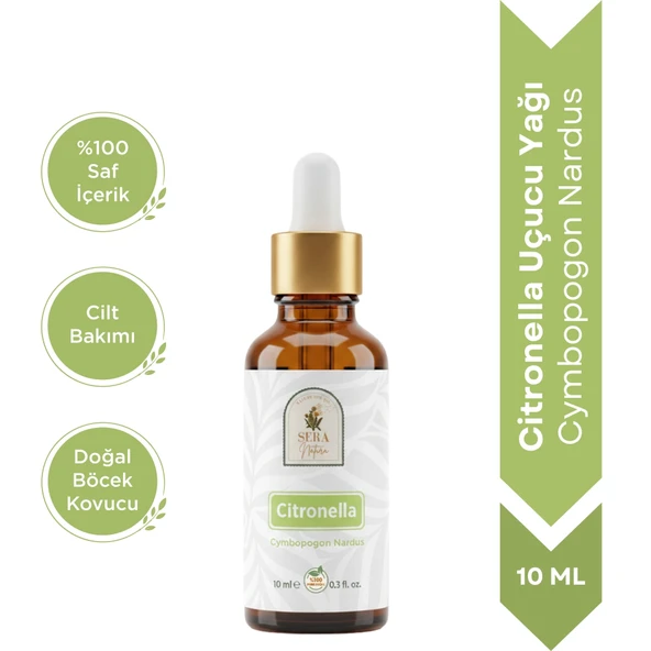 Citronella Uçucu Yağı 10 ml %100 Saf ve Doğal ürün görseli 1