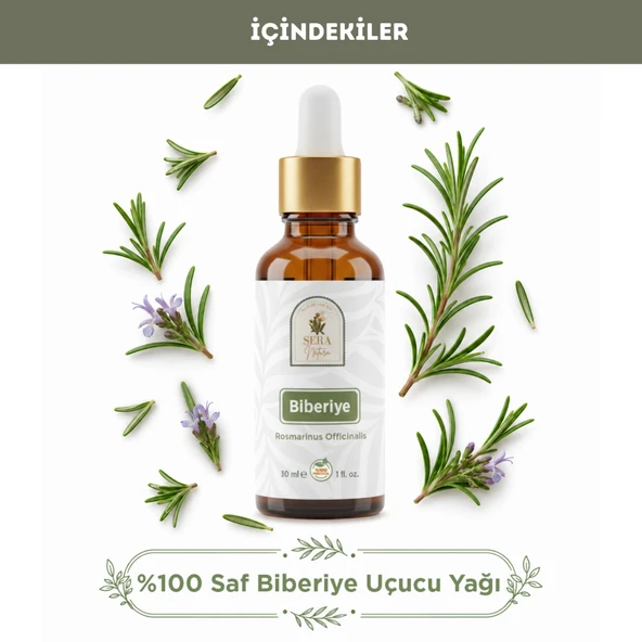 Biberiye Uçucu Yağı 10 ml. %100 Saf - Resim 5