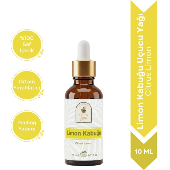Limon Kabuğu Uçucu Yağı 10 ml. %100 Saf ürün görseli 1