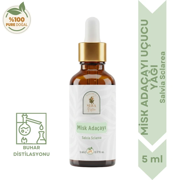 Misk Adaçayı Uçucu Yağı 5 ml. %100 Saf ürün görseli 1