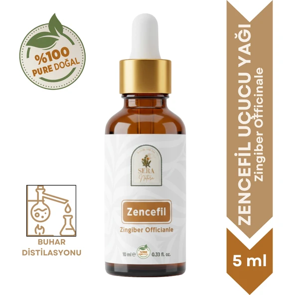 Zencefil Uçucu Yağı 5 ml. %100 Saf ürün görseli 1