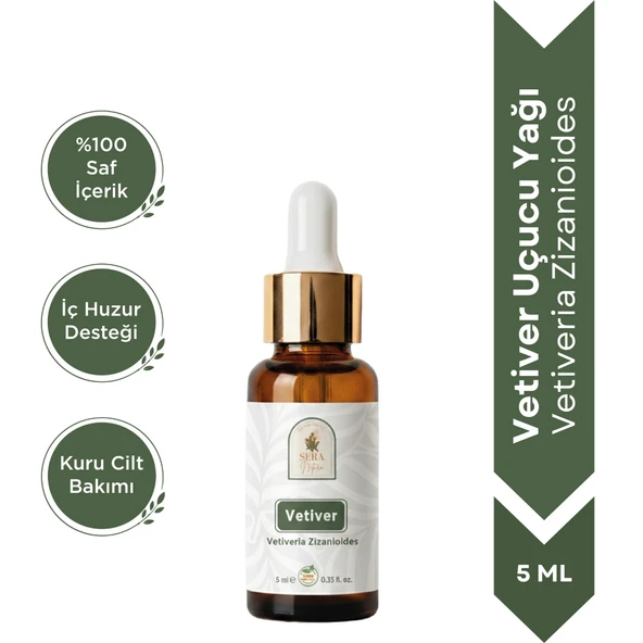 Vetiver Uçucu Yağı 5 ml. %100 Saf ürün görseli 1