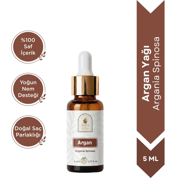 Argan Yağı 5 ml. %100 Saf ürün görseli 1