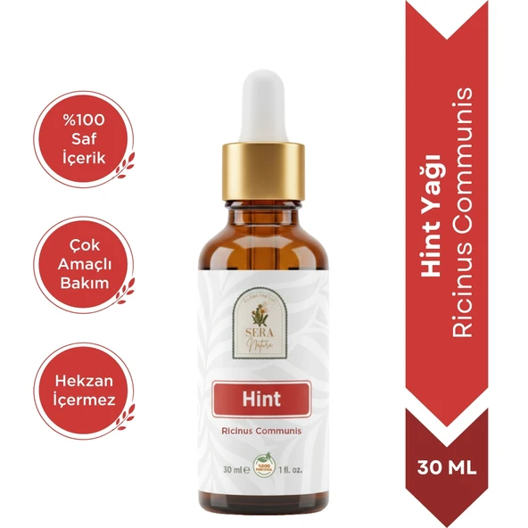Hint Yağı 30 ml. %100 Saf - Hekzansız- Kaş, Kirpik ve Tırnak Bakımı İçin Doğal Çözüm ürün görseli 1