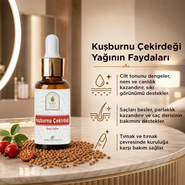 Kuşburnu Yağı 20 ml. %100 Saf - Resim 3