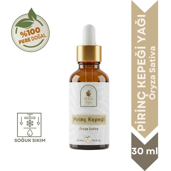 Pirinç Kepeği Yağı 30 ml. %100 Saf ürün görseli 1