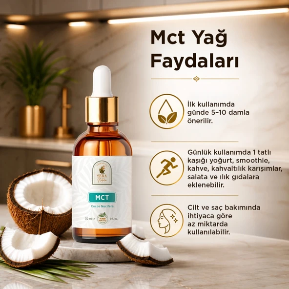 MCT Yağı 30 ml. %100 Saf - Resim 3