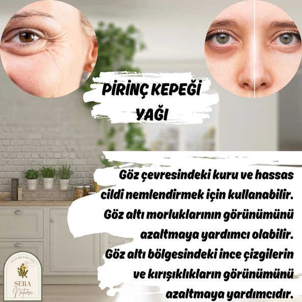 Pirinç Kepeği Yağı 30 ml. %100 Saf - Resim 3