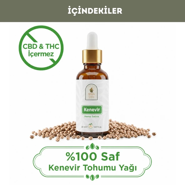 Kenevir Yağı 20 ml. %100 Saf - Resim 5