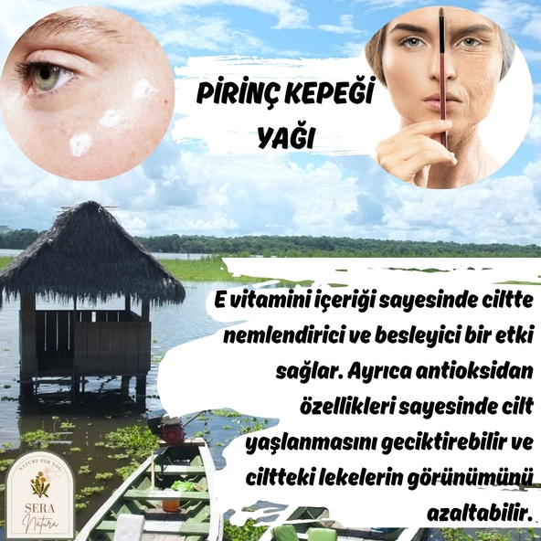 Pirinç Kepeği Yağı 30 ml. %100 Saf - Resim 4