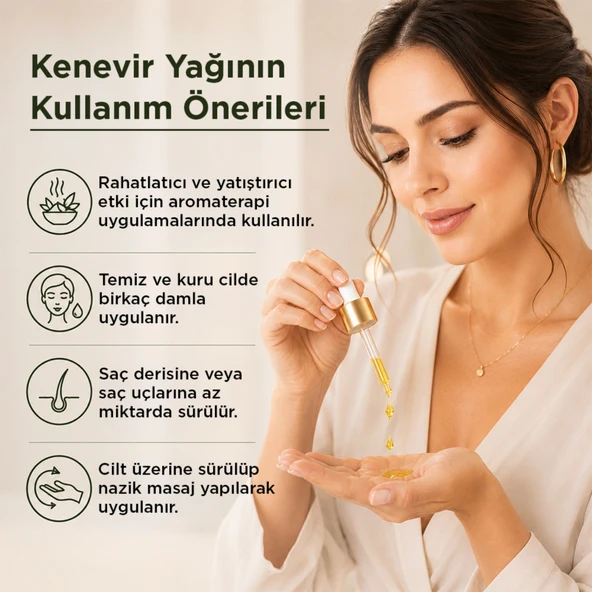 Kenevir Yağı 20 ml. %100 Saf - Resim 4