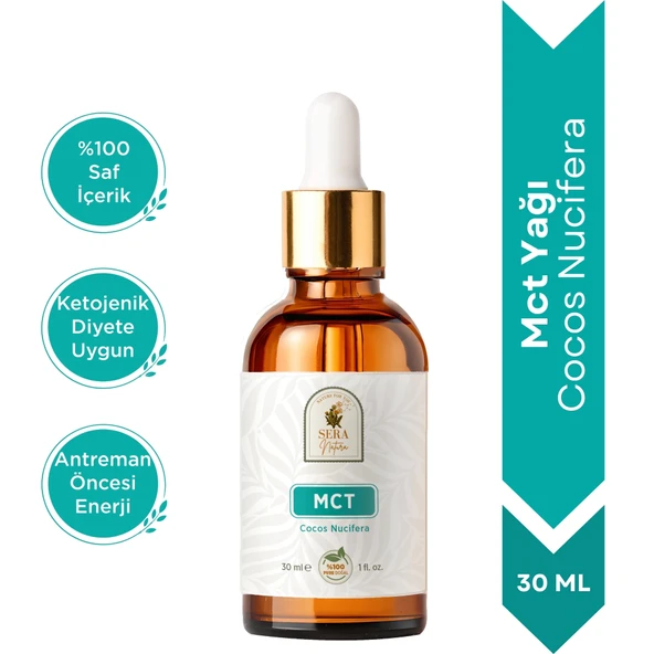 MCT Yağı 30 ml. %100 Saf ürün görseli 1