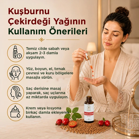 Kuşburnu Yağı 20 ml. %100 Saf - Resim 4