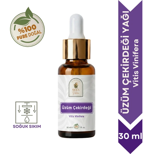 Üzüm Çekirdeği Yağı 30 ml. %100 Saf ürün görseli 1
