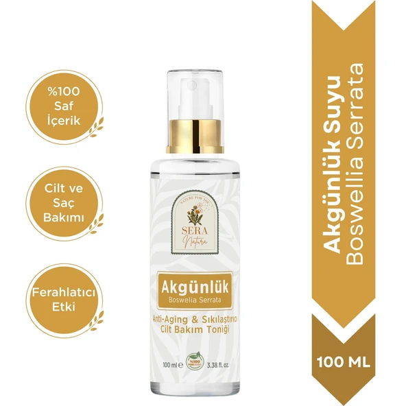 Saf Akgünlük (Frankincense) Suyu Anti-Aging & Sıkılaştırıcı Cilt Bakım Toniği 100 ml. %100 Saf ürün görseli 1