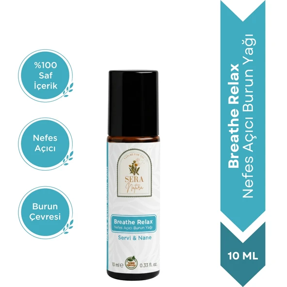 Breathe Relax Nefes Açıcı Burun Yağı %100 Saf 10 ml. ürün görseli 1