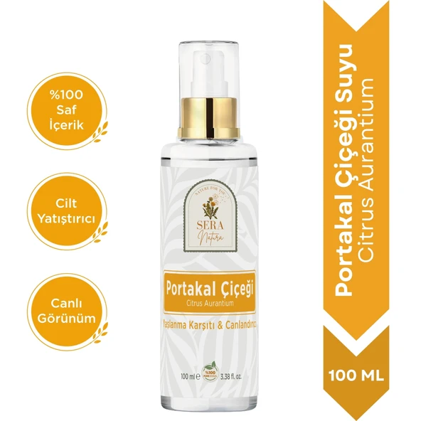 Saf Portakal Çiçeği Suyu Anti-Aging Cilt Toniği 100 ml. %100 Saf ürün görseli 1
