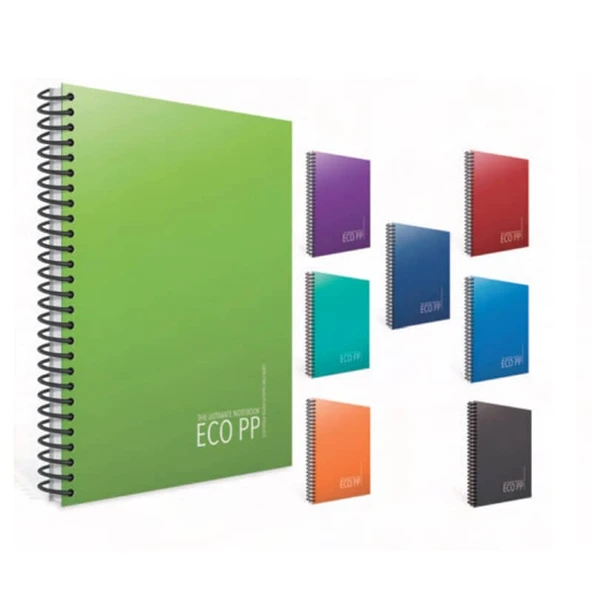 Gıpta Ultimate Notebook PP Kapak Spiralli Defter A4 100 yp Kareli ürün görseli 1