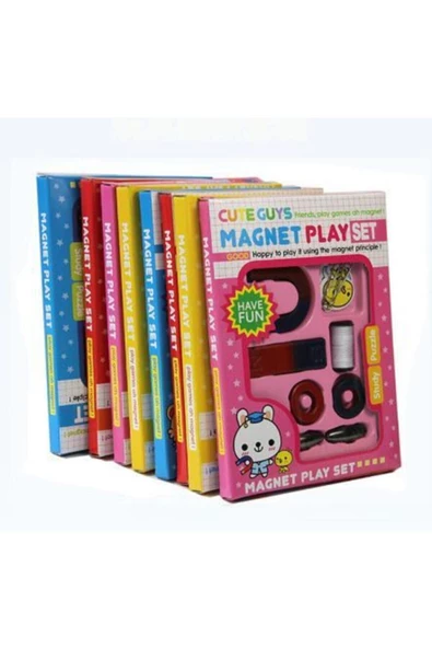 Mıknatıs Oyun Deney Seti Çocuklar İçin Magnet Play Set Eğitici ürün görseli 1