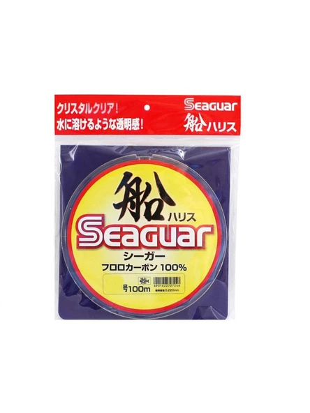 Seaguar Fune Harisu %100 Fluoro Carbon Misina 100mt ürün görseli 1