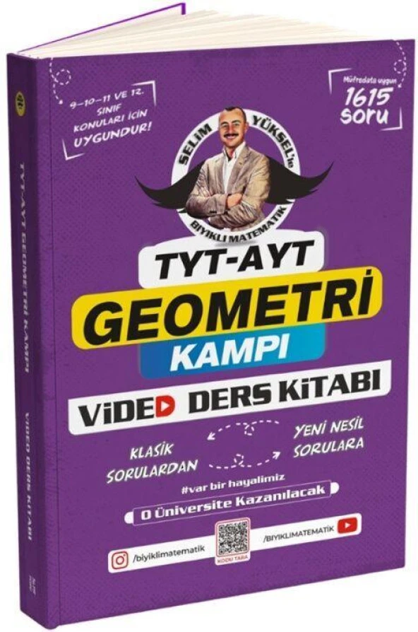TYT AYT Geometri Video Ders Kitabı Bıyıklı Matematik ürün görseli 1
