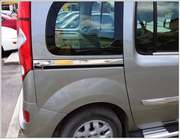 Mercedes Citan Krom Sürgü Kapı Çıtası Nikelajı 2013 üzeri 2 Parça Paslanmaz Çelik ürün görseli 1