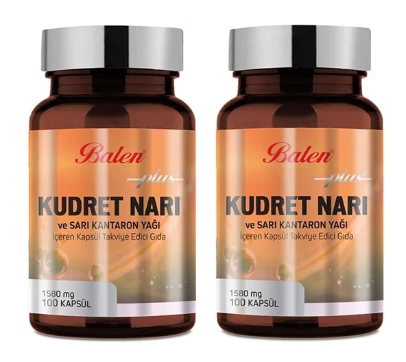 Balen Kudret Narı ve Sarı Kantaron Yağı 100 Kapsül 2'li Paket ürün görseli 1