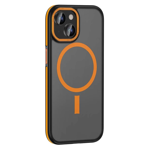 Gpack Apple iPhone 14 Kılıf Magsafeli Mat Silikon Ant Kapak ürün görseli 1