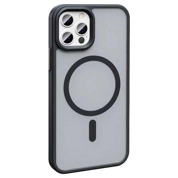 Gpack Apple iPhone 11 Pro Max Kılıf Magsafeli Mat Arka Yüzey Sio Kapak ürün görseli 1