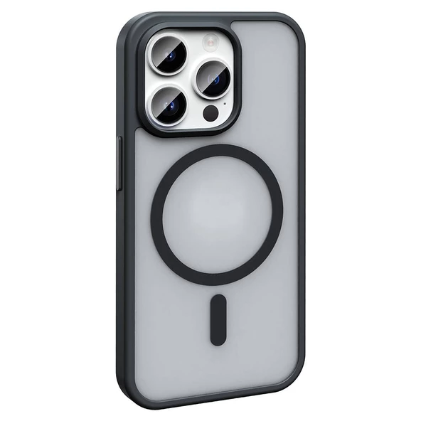 Gpack Apple iPhone 14 Pro Kılıf Magsafeli Mat Arka Yüzey Sio Kapak ürün görseli 1